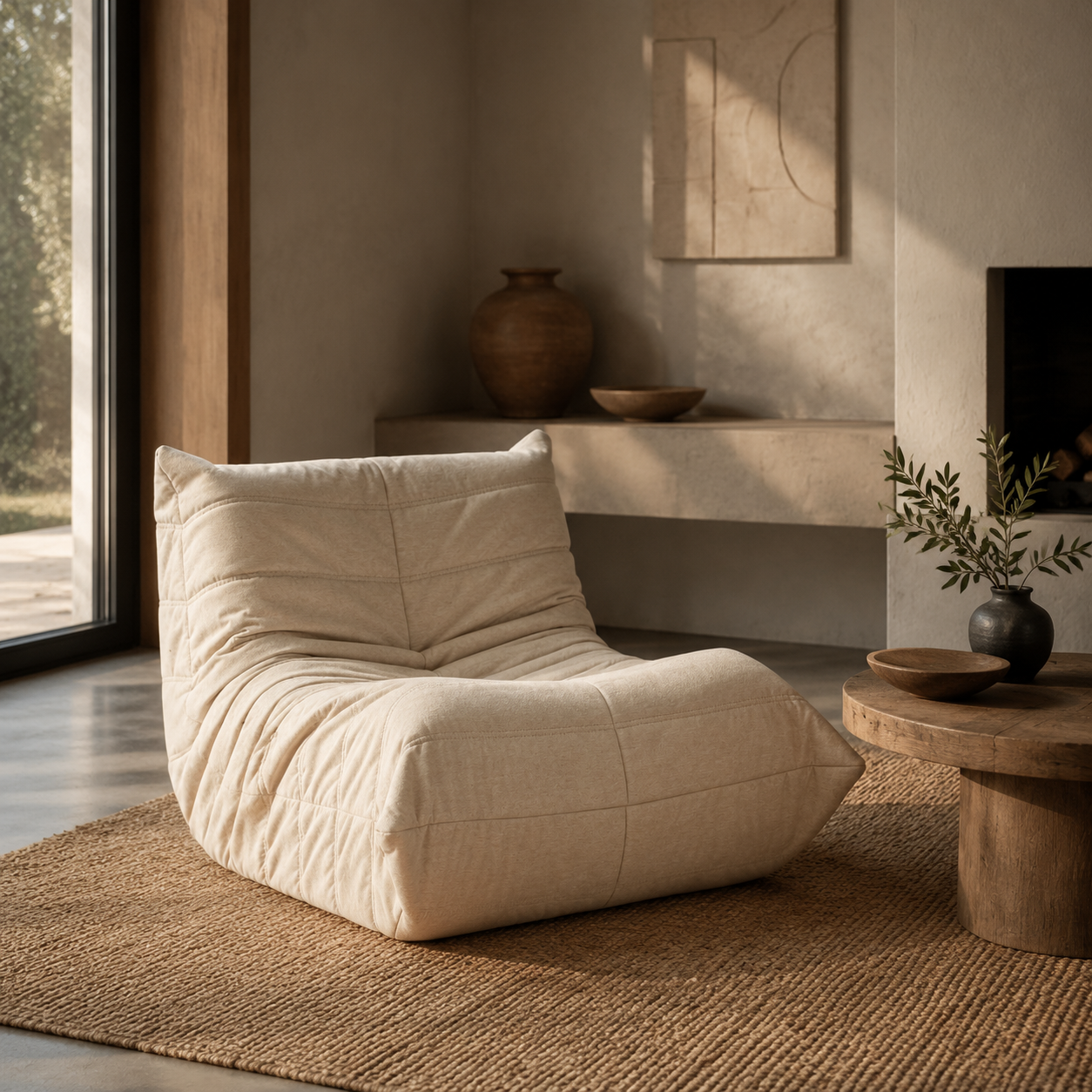 Maren Modular — One Seater Sofa in Fabric + high density compression foam · indoor